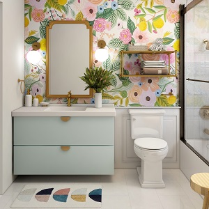 Цветная и яркая ванная комната: как преобразить санузел в Боготоле - bogotol.mebel54.com | фото