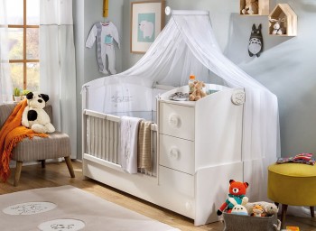 BABY COTTON Детская кровать-трансформер 2 20.24.1016.00 в Боготоле - bogotol.mebel54.com | фото