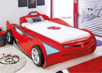 CARBED Кровать-машина Coupe с выдвижной кроватью Red 20.03.1306.00 в Боготоле - bogotol.mebel54.com | фото