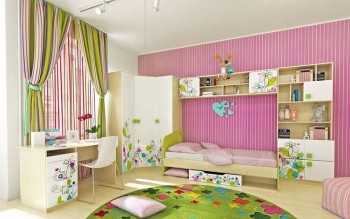 Детская комната Флёр (Белый/корпус Клен) в Боготоле - bogotol.mebel54.com | фото