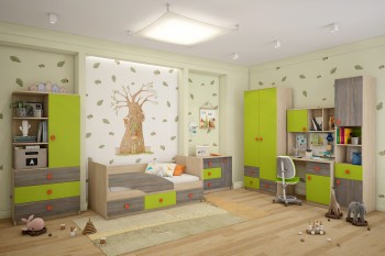 Детская комната Пуговка в Боготоле - bogotol.mebel54.com | фото
