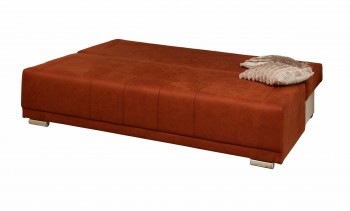 Диван - кровать "Асти" (замша дельта терракота) вариант №1/осн. в Боготоле - bogotol.mebel54.com | фото