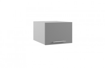 Гарда ГПГ 500 шкаф верхний горизонтальный глубокий (Белый Эмалит/корпус Серый) в Боготоле - bogotol.mebel54.com | фото