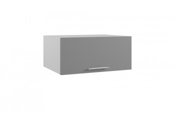 Гарда ГПГ 800 шкаф верхний горизонтальный глубокий (Белый Эмалит/корпус Серый) в Боготоле - bogotol.mebel54.com | фото