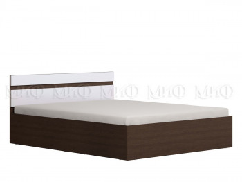 Ким кровать 1,4 (Венге/белый глянец) в Боготоле - bogotol.mebel54.com | фото