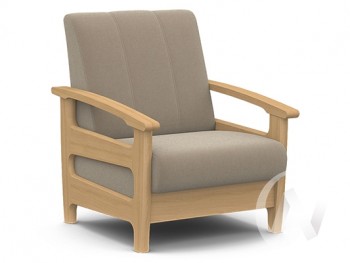 Кресло для отдыха Омега (бук лак/CATANIA LATTE) в Боготоле - bogotol.mebel54.com | фото