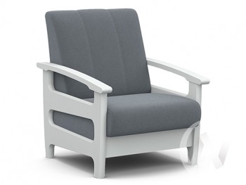 Кресло для отдыха Омега (снег лак/CATANIA SILVER) в Боготоле - bogotol.mebel54.com | фото