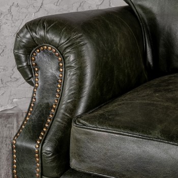 Кресло кожаное Лофт Аристократ (ширина 1070 мм) в Боготоле - bogotol.mebel54.com | фото