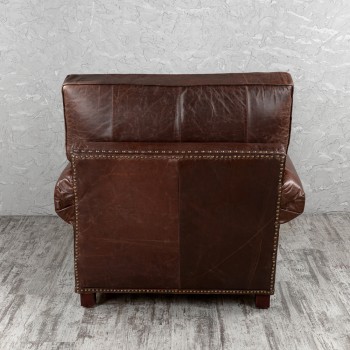 Кресло кожаное Лофт Аристократ (ширина 1100 мм) в Боготоле - bogotol.mebel54.com | фото