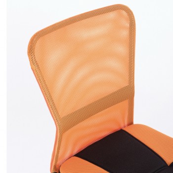 Кресло компактное BRABIX Smart MG-313 (черный, оранжевый) в Боготоле - bogotol.mebel54.com | фото