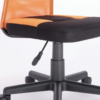 Кресло компактное BRABIX Smart MG-313 (черный, оранжевый) в Боготоле - bogotol.mebel54.com | фото