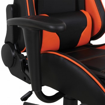 Кресло компьютерное BRABIX GT Racer GM-100 (черный, оранжевый) в Боготоле - bogotol.mebel54.com | фото