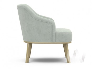 Кресло отдыха Комфорт-5 низкая спинка (бесцветный лак/FRESCA BRILLIANT) в Боготоле - bogotol.mebel54.com | фото