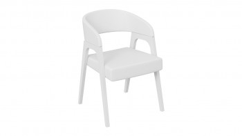 Кресло «Техас 1» (Белый матовый/Экокожа Белый №66) в Боготоле - bogotol.mebel54.com | фото
