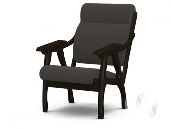 Кресло Вега-10 (венге лак/ULTRA GRAFIT) в Боготоле - bogotol.mebel54.com | фото