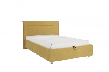 Кровать 1,2 Альба (Медовый велюр/под-мех) в Боготоле - bogotol.mebel54.com | фото