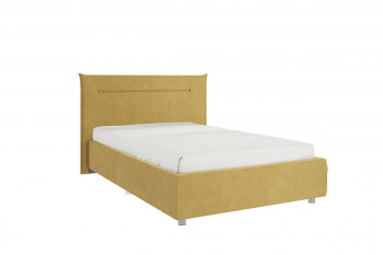 Кровать 1,2 Альба с основанием (Медовый велюр) в Боготоле - bogotol.mebel54.com | фото