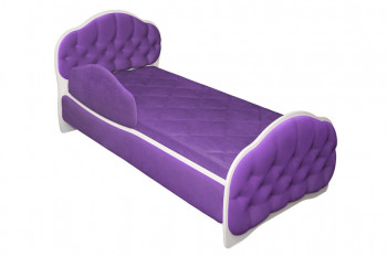Кровать 160 Гармония 32 Фиолетовый (мягкий бортик) в Боготоле - bogotol.mebel54.com | фото
