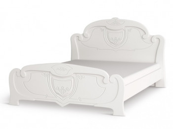 Кровать 1,6м Мария (Белый глянец) в Боготоле - bogotol.mebel54.com | фото