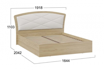 Кровать без ПМ «Сэнди» Тип 1 (без подъемного механизма) в Боготоле - bogotol.mebel54.com | фото