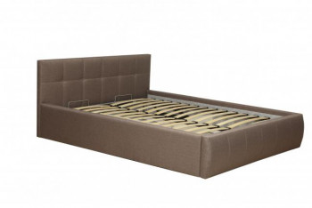 Кровать "Диана" ш. 1400 (Н=1010мм) (жаккард шоколад) в Боготоле - bogotol.mebel54.com | фото
