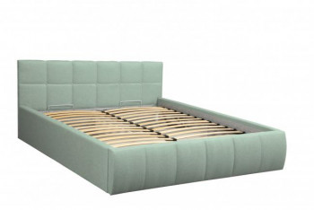 Кровать "Диана" ш. 1400 (Н=820мм) (жаккард аква) в Боготоле - bogotol.mebel54.com | фото