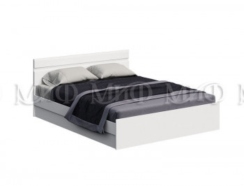 Кровать Нэнси New 1,4м (Белый/белый глянец) в Боготоле - bogotol.mebel54.com | фото