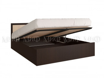 Кровать с подъемным механизмом 1,4 Фиеста (Венге/Дуб беленый) в Боготоле - bogotol.mebel54.com | фото