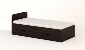 Кровать с ящиками 900 (Венге) в Боготоле - bogotol.mebel54.com | фото