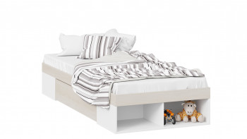 Кровать «Сканди» с ящиком Дуб Гарден/Белый в Боготоле - bogotol.mebel54.com | фото