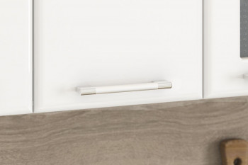 Кухонный гарнитур "Яна 1.6" белый/белый Кофе/зебрано в Боготоле - bogotol.mebel54.com | фото