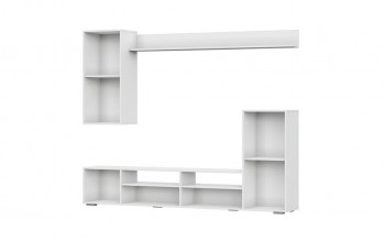 Мебель для гостиной МГС 4 (Белый/Белый глянец) в Боготоле - bogotol.mebel54.com | фото