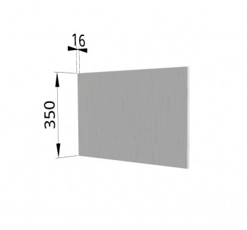 Панель торцевая (для шкафа горизонтального глубокого) ГПГ Капри (Липа белый) в Боготоле - bogotol.mebel54.com | фото