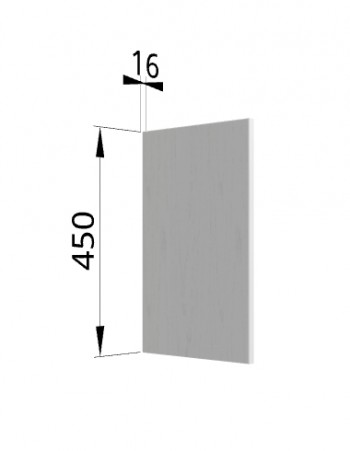 Панель торцевая (для шкафа горизонтального высокого) ВПГ Гарда (Белый) в Боготоле - bogotol.mebel54.com | фото