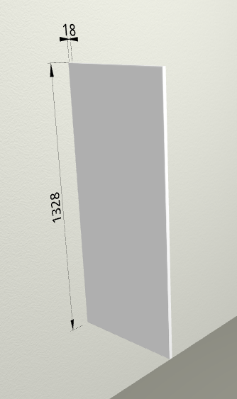 Панель ТП14 (для пеналов) Grey в Боготоле - bogotol.mebel54.com | фото