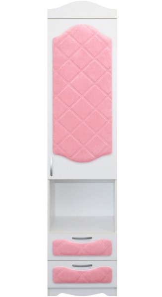 Пенал с ящиками серии Иллюзия 36 Светло-розовый в Боготоле - bogotol.mebel54.com | фото