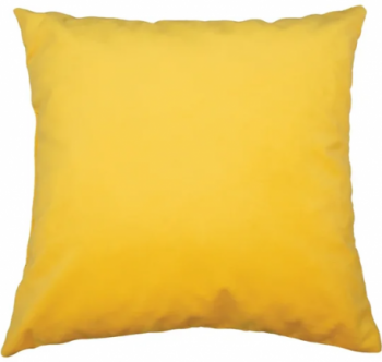 Подушка - думка (микровелюр желтый) в Боготоле - bogotol.mebel54.com | фото