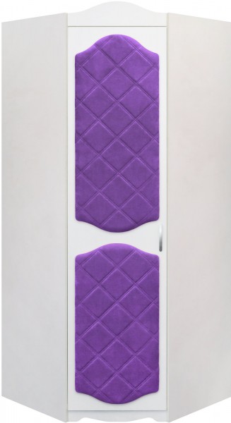 Шкаф угловой Иллюзия 32 Фиолетовый в Боготоле - bogotol.mebel54.com | фото