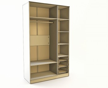 Шкаф 3-х створчатый с ящиками Грэйси (Розовый/Серый/корпус Клен) в Боготоле - bogotol.mebel54.com | фото
