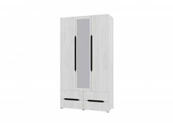 Шкаф 3-х створчатый с ящиками и зеркалом Вега (Прованс) в Боготоле - bogotol.mebel54.com | фото