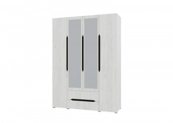 Шкаф 4-х створчатый с ящиками и зеркалами Вега (Прованс) в Боготоле - bogotol.mebel54.com | фото