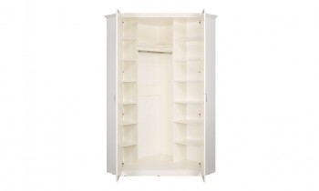 Шкаф для одежды 13.124 Ливерпуль (Белый, ясень ваниль НМ-1012-100 ПВХ) в Боготоле - bogotol.mebel54.com | фото