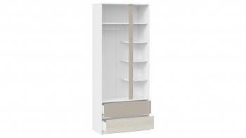 Шкаф для одежды комбинированный «Сканди» Дуб Гарден/Белый/Глиняный серый в Боготоле - bogotol.mebel54.com | фото