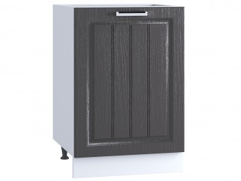 Шкаф нижний 500, ШН 500 (Клен серый/корпус белый) в Боготоле - bogotol.mebel54.com | фото