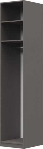 Шкаф ШР-1 зеркало, левый, Вива (Латте/Мокко Глянец/Тестиль) в Боготоле - bogotol.mebel54.com | фото