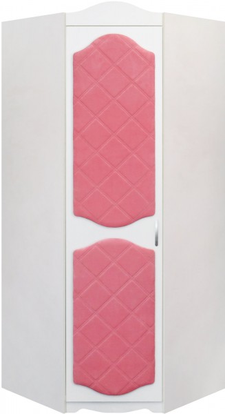 Шкаф угловой Иллюзия 89 Розовый в Боготоле - bogotol.mebel54.com | фото