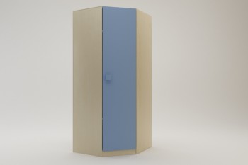Шкаф угловой (угловая секция) Скай (Синий/корпус Клен) в Боготоле - bogotol.mebel54.com | фото