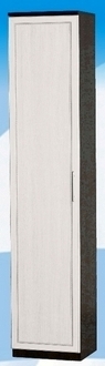 Шкаф высокий ДЛЯ ГОСТИНОЙ ШВ-450 Венге/Дуб выбеленный в Боготоле - bogotol.mebel54.com | фото