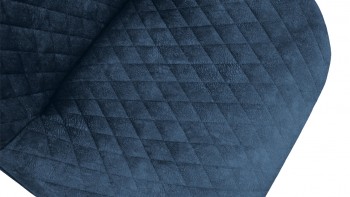 Стул «Оливер» К1С Черный муар/Микровелюр Wellmart Blue в Боготоле - bogotol.mebel54.com | фото