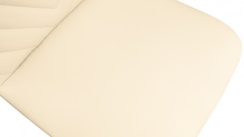 Стул «Шерри» К1С Черный муар/Кож зам Polo Cream в Боготоле - bogotol.mebel54.com | фото